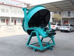 香蕉视频黄色片有機肥生產線之造粒工序